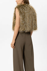 Faux Fur Boho Gilet