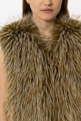 Faux Fur Boho Gilet