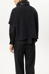 Wool Blend Outdoor Cape