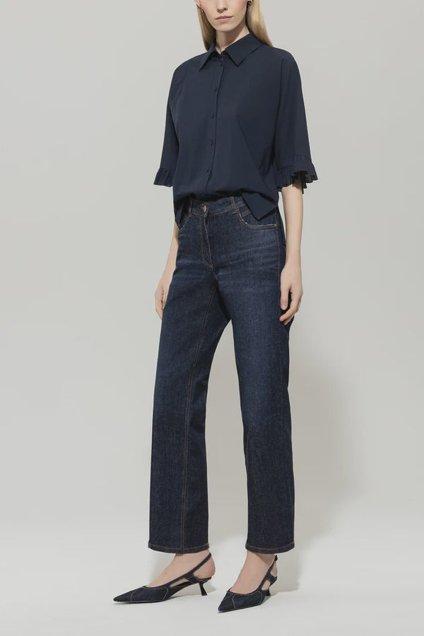 Straight leg jeans