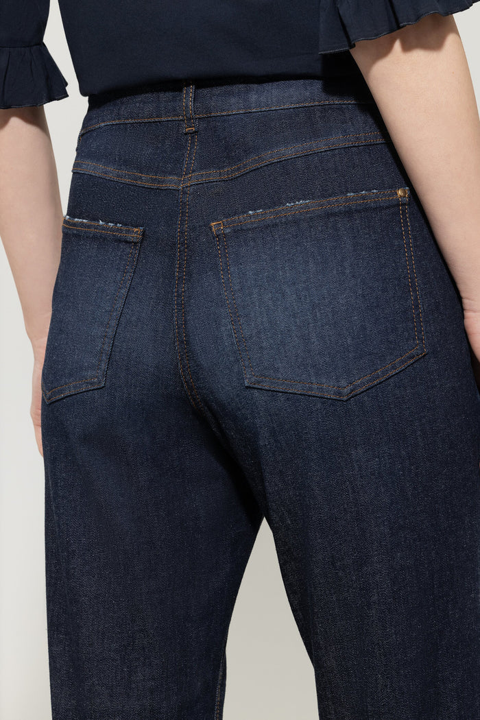 Straight leg jeans