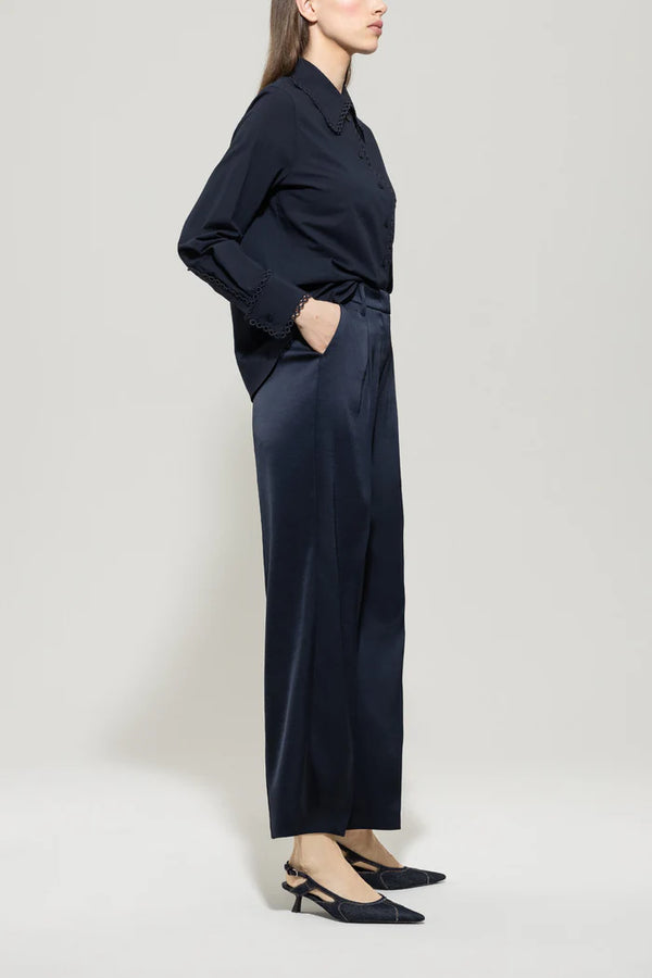 Satin Wide Leg Pants