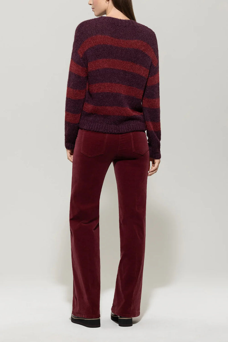 Bootcut velvet pants
