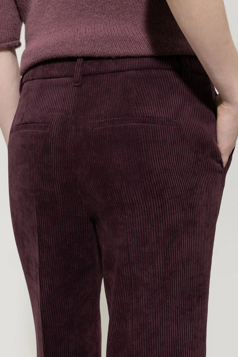 Cord bootcut pants