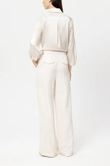 Twill wide leg Pants