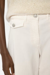 Casual wide leg denim trouser