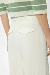 Pleat front trousers