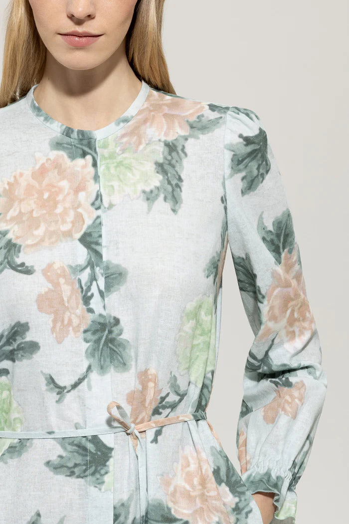 Floral print midi dress