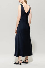 Satin maxi dress