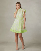 843B/68/L-Diaz embroidered Dress-L