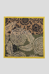 Square Scarf Leaf print