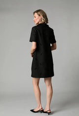 Dragonfly Beaded Collar Dress