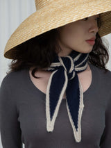 Austen Spindle neck tie-Navy