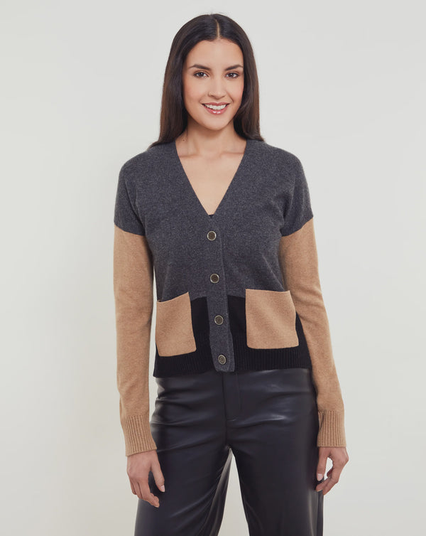 Beatrice V neck-Cardigan