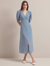 Julietta Lips Print Dress