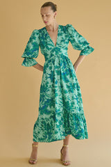 Sophia Palm Dress