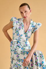 Allegra Lilac Trellis Dress