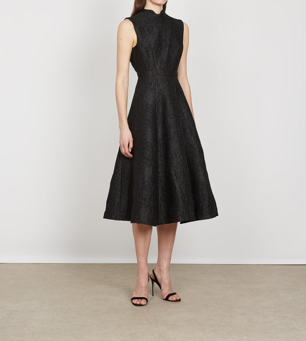 Flora rose Brocade Dress