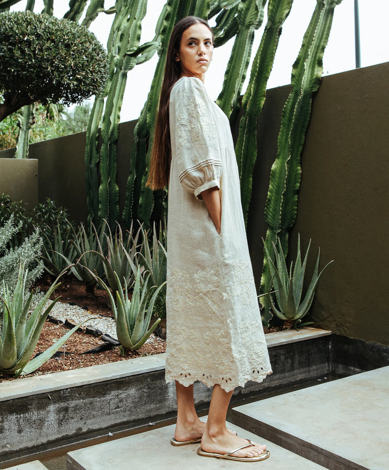 Grange Daisy applique Dress