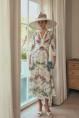 DR0255-Gabriella Silk Tea Dress-LW