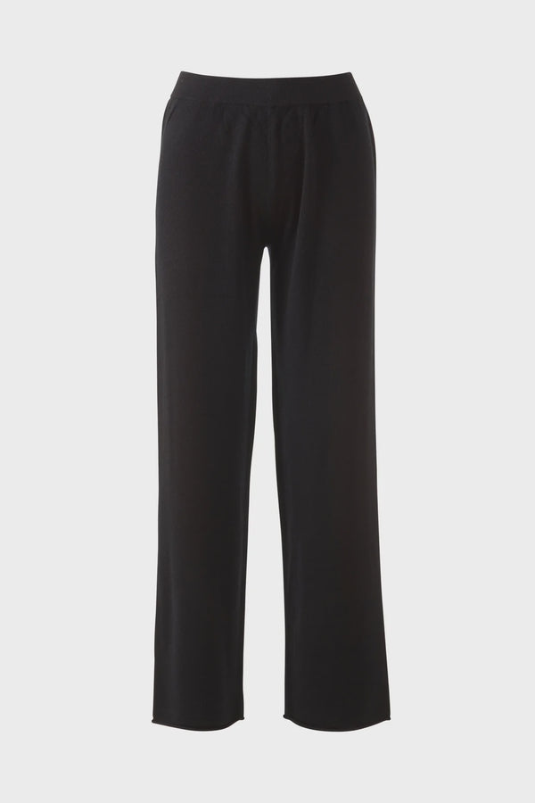 Cashmere lounge pant - Black