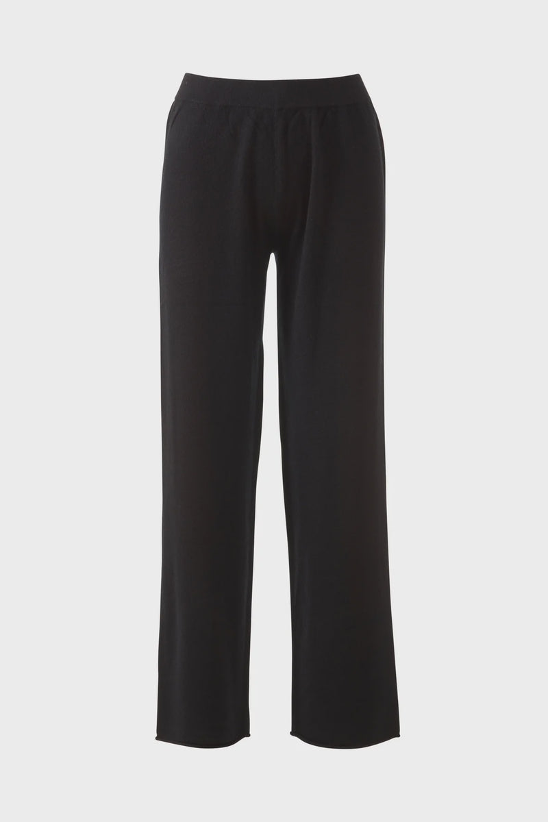 Cashmere lounge pant - Black
