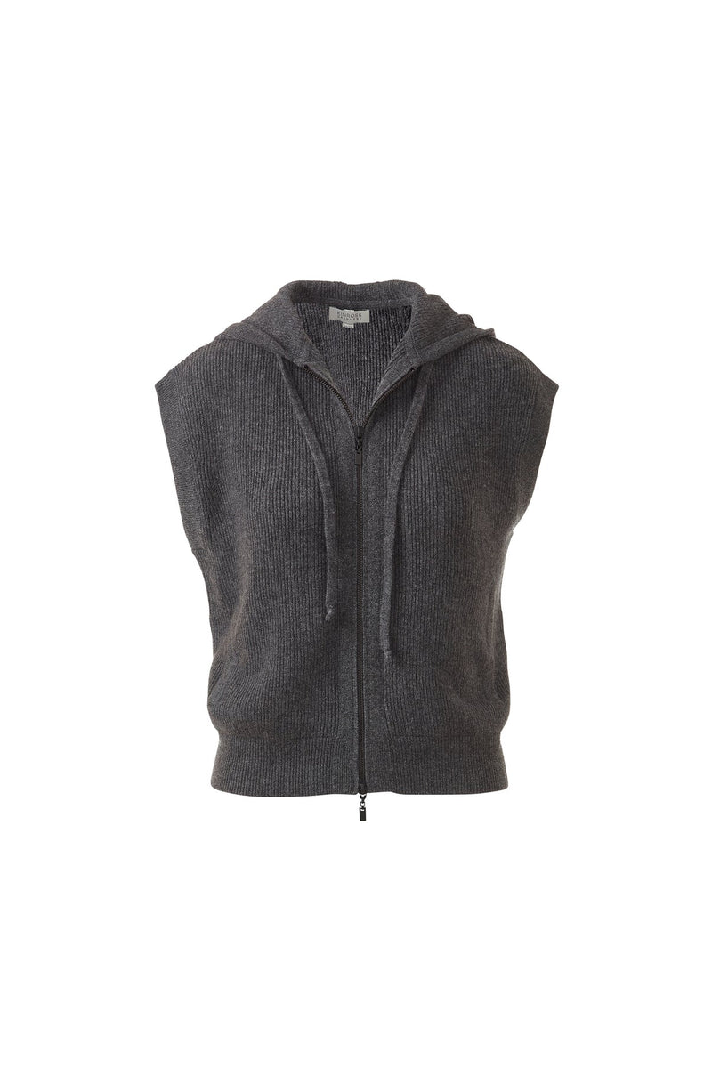 LFSC4-150-Fla-S/less rib zip hoodie