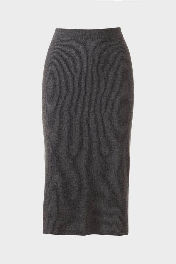 Rib knit Skirt
