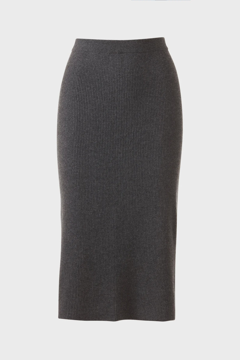 Rib knit Skirt