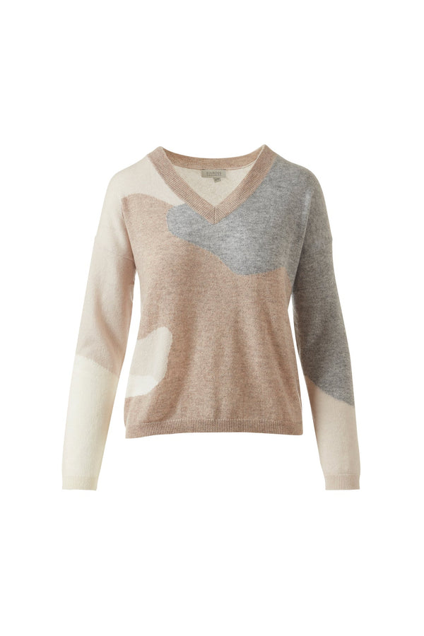 Intarsia Vee jumper