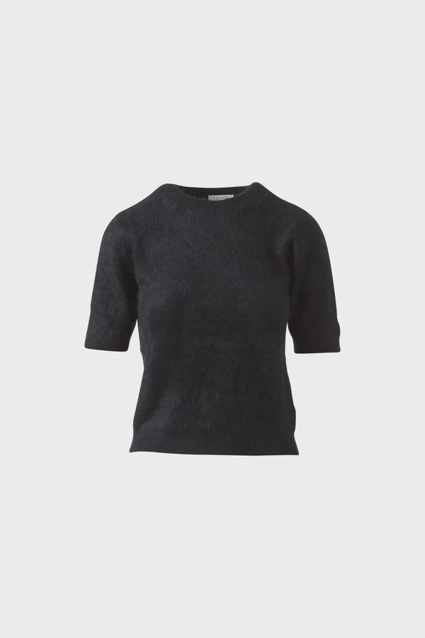 Shortsleeve brushed crew