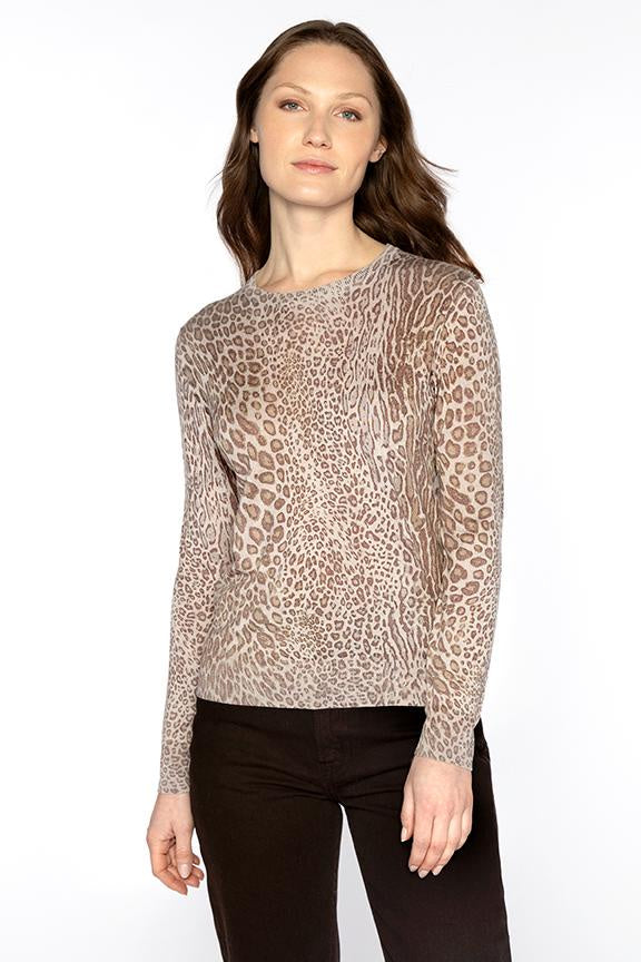 Leopard Print Crew