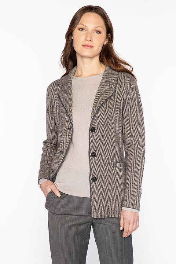 Notch collar Cardigan