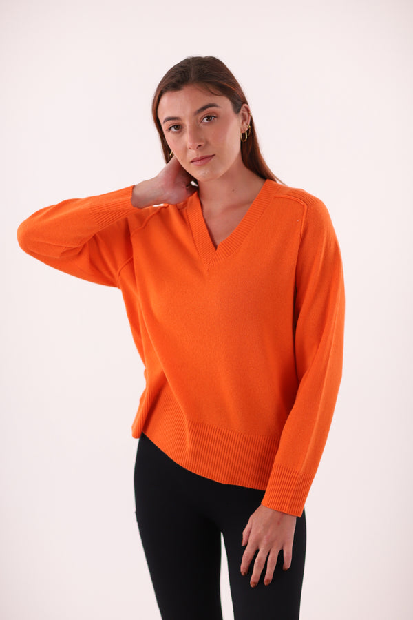 MCK25B07H-W0064-V Neck jumper