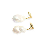 Mimi gold & pearl Earrings