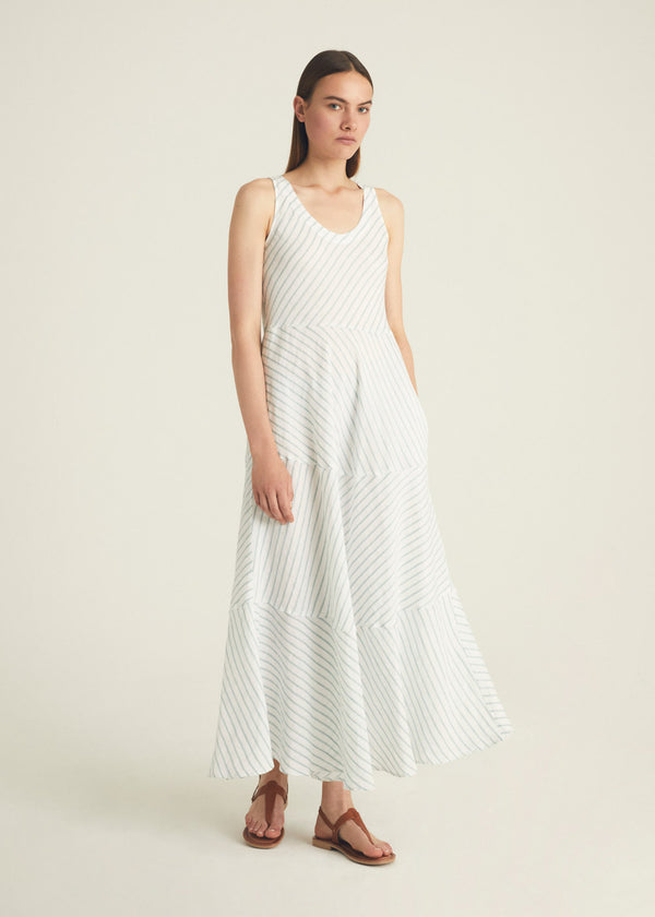 Long Linen Dress- A