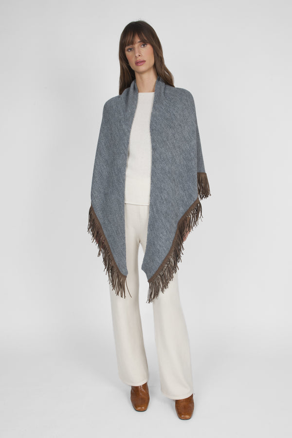 Nando triangle Scarf-Grey