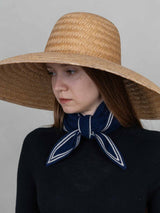 Bronte Spindle neck tie-Navy