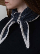 Austen Spindle neck tie-Charcoal