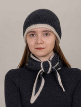 Hand Knit Beanie - Charcoal