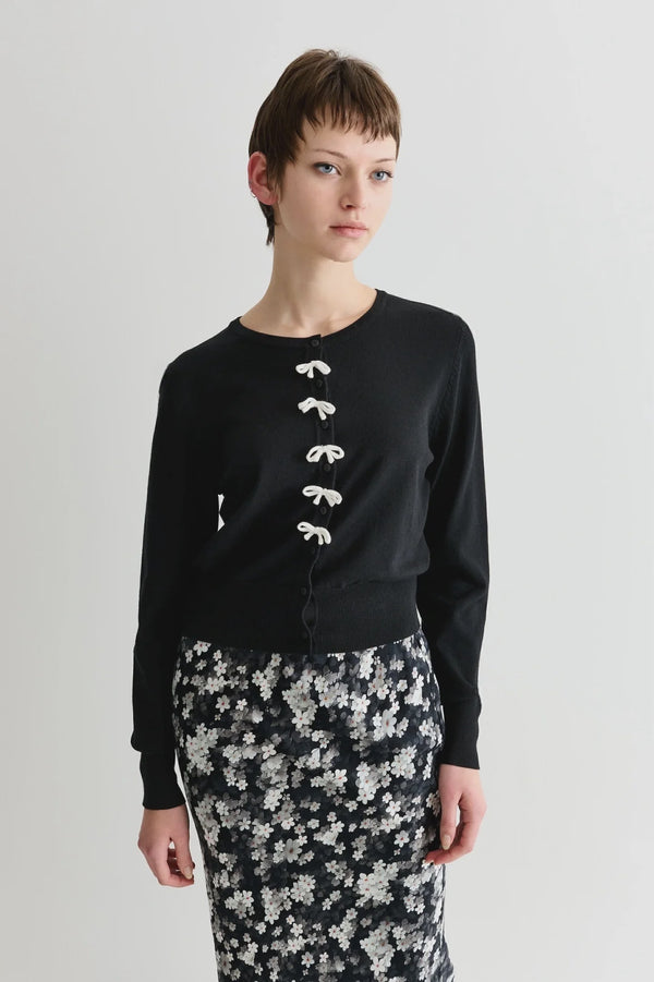 Ives Bow trimmed Cardigan