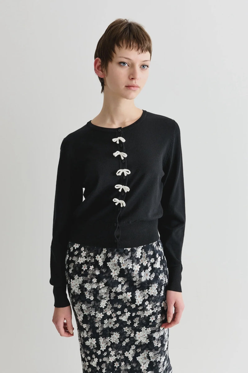 Ives Bow trimmed Cardigan