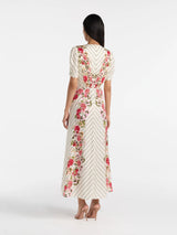 Lea Long Dress - Rouge Polka Dot