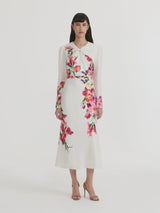 Claudia Midi Dress - Kanjiro Bloom