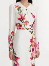 Claudia Midi Dress - Kanjiro Bloom