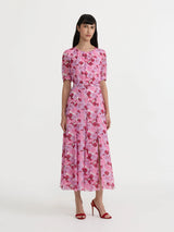 Jasmina Silk Georgette Dress