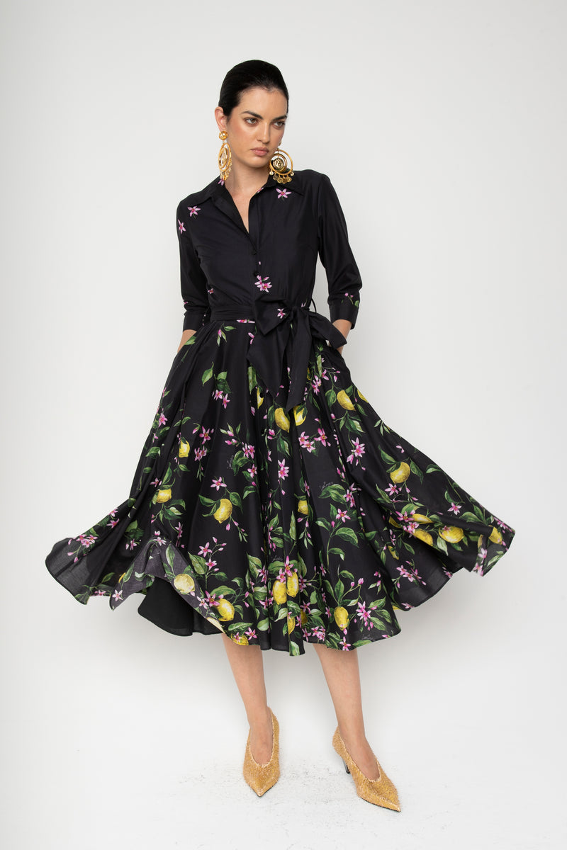 Spritz Dress-Lemons