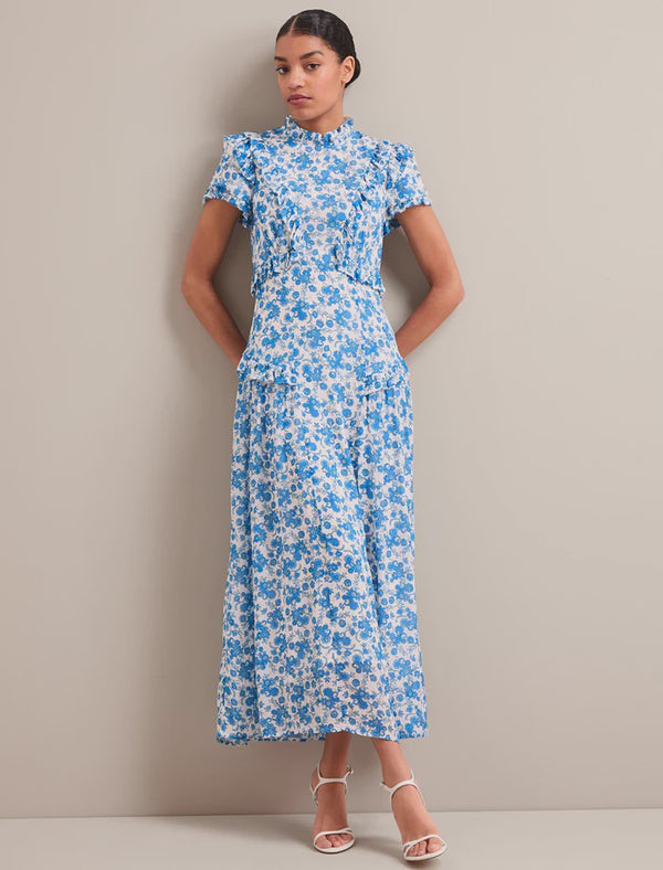 Mirabel Paisley Print Maxi Dress