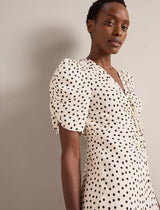 Ophelia Polka Dot Maxi Dress