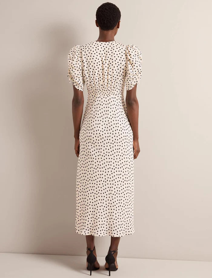 Ophelia Polka Dot Maxi Dress